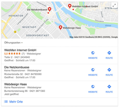Google My Business-Eintrag