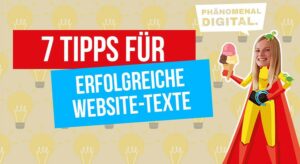 7 Tipps für Website Texte