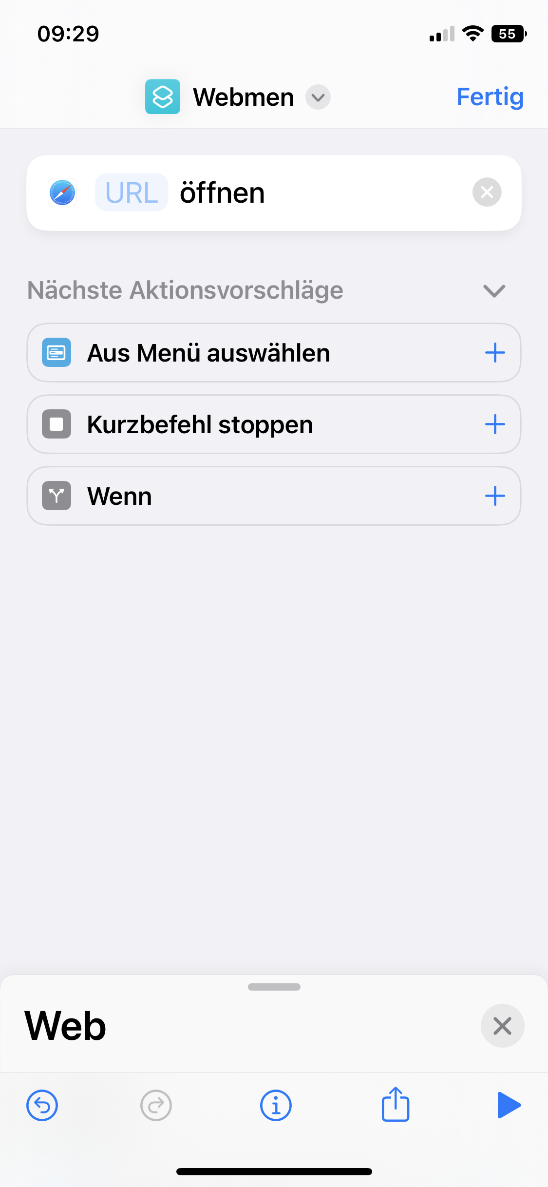 Kurzbefehle iPhone Shortcuts 