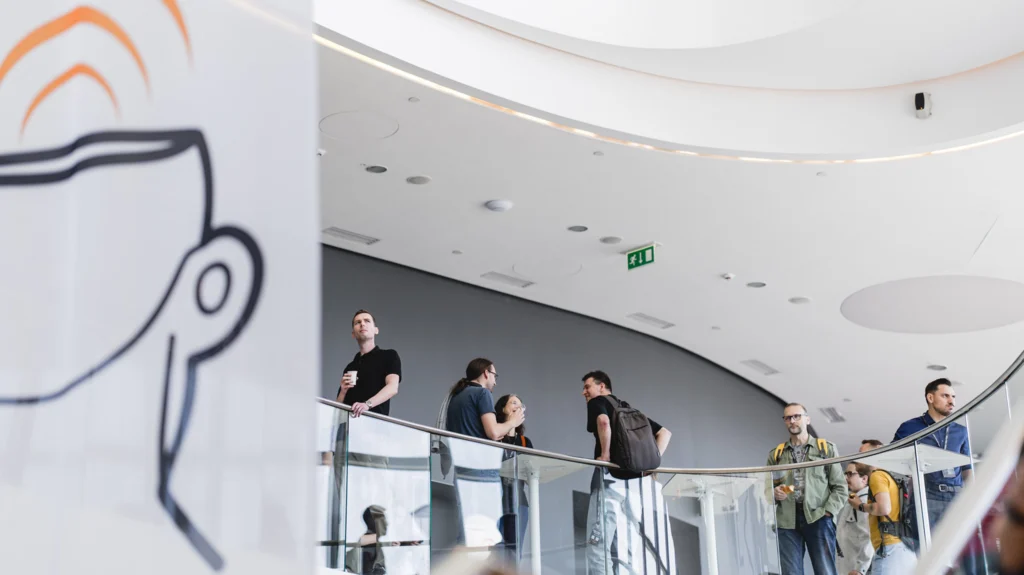 Unsere Entwickler:innen beim Networking